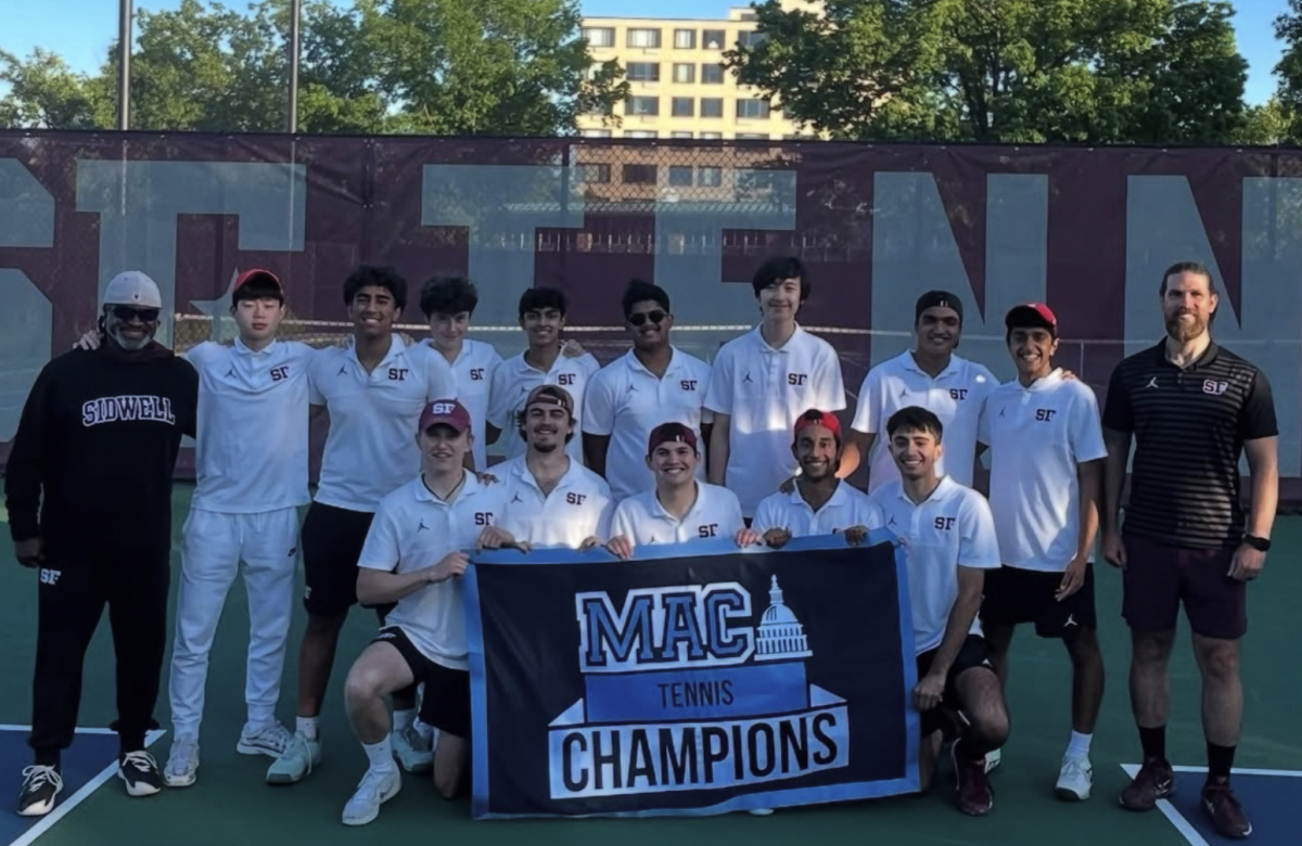 Sidwell’s Tennis Team has once again proved to be the best team in Mid-Atlantic Conference.